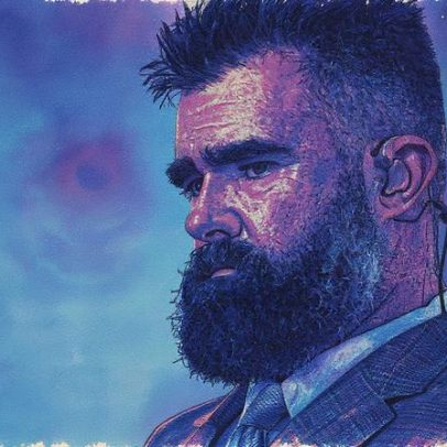 Jason Kelce desmente citação falsa sobre críticos de Bad Bunny no Super Bowl