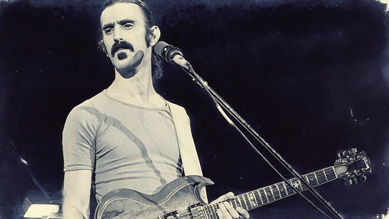 Frank Zappa performs live at the Palladium in New York on December 26 1976
