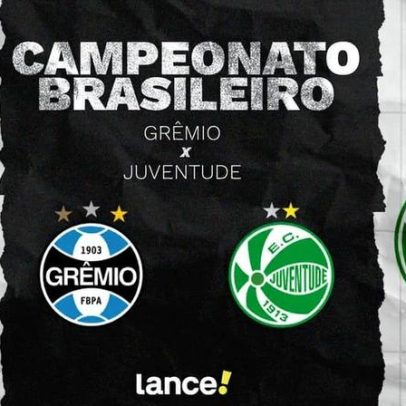 Grêmio enfrenta o Juventude pelo brasileirão com transmissão e escalações