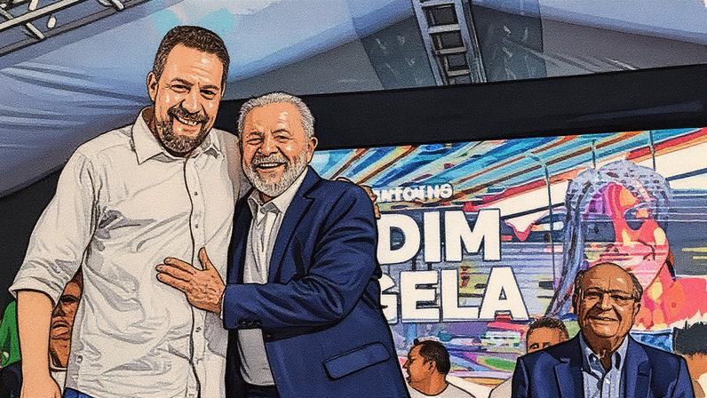Guilherme Boulos e Lula. Foto: Ricardo Stuckert/PR