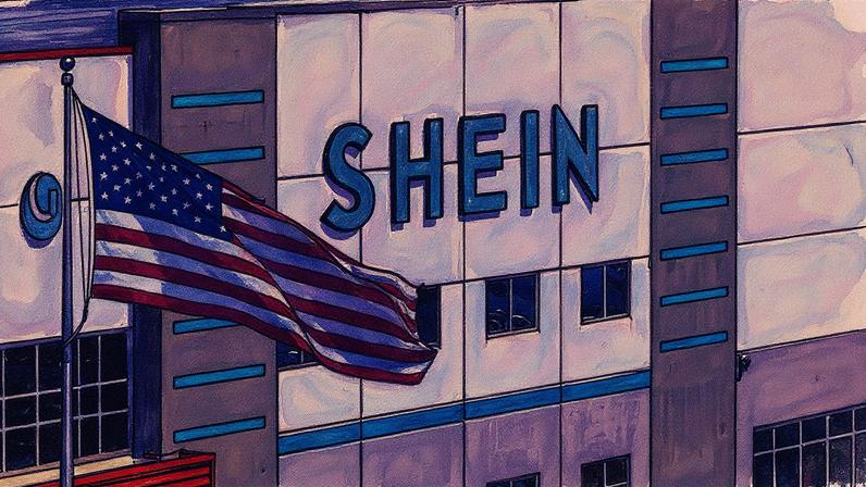 Vendas da Shein nos EUA caem (Fonte: Bloomberg Second Measure)