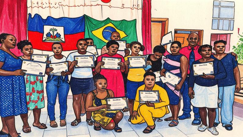 O projeto, que integra a campanha “Por um Novo Haiti”, da Junta busca promover não apenas a educação, mas também a dignidade e a fé cristã - Foto: Divulgação/JMM
