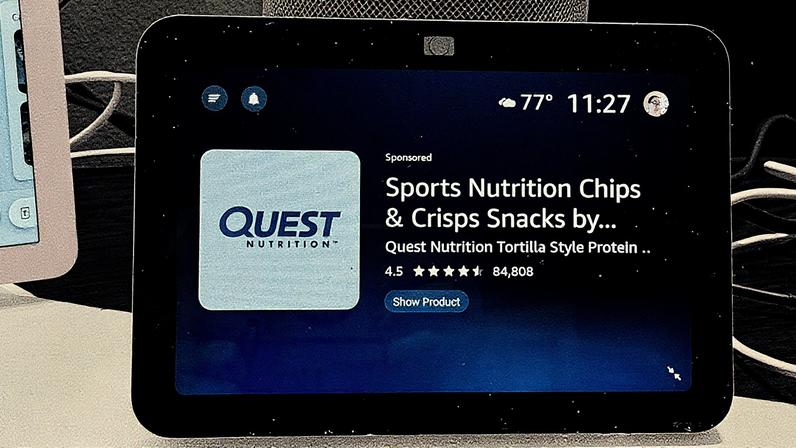 Full-screen ads have started to appear regularly on Echo Show smart displays.