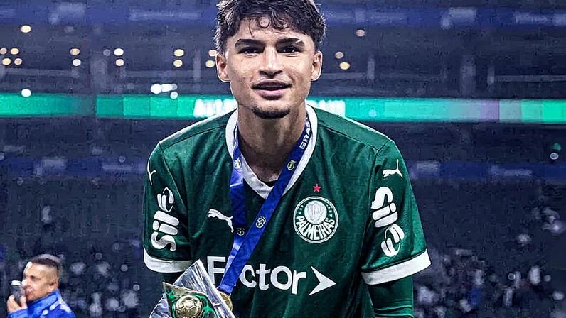 Larson, meio-campista do Palmeiras (Foto: Arquivo pessoal)