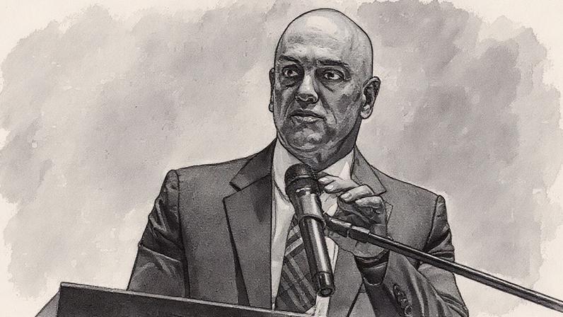 Os EUA sancionaram Moraes com a Lei Magnitsky após um confronto que escalou por mais de um ano (Foto: Marcelo Camargo/Agência Brasil)