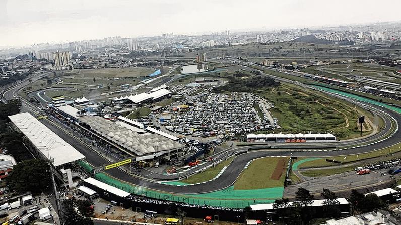 Autódromo de Interlagos visto do alto (Foto: Acervo Lance!)