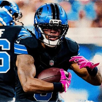 Jahmyr Gibbs lidera vitória dos Lions sobre os Buccaneers