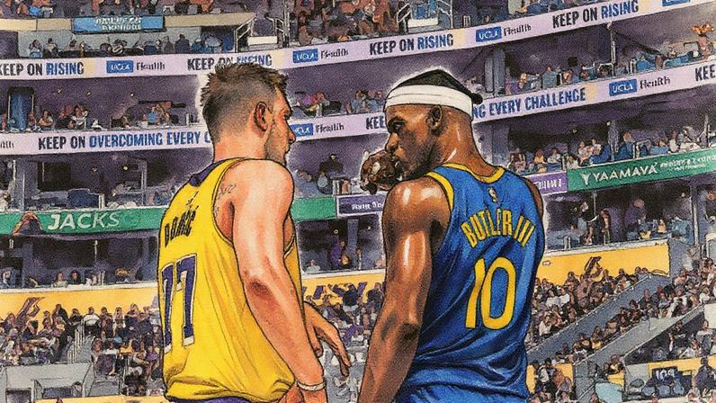 Luka Doncic Lakers Warriors