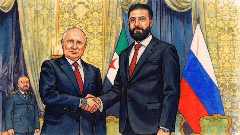 Putin recebe líder sírio, aliado de Moscou, após fim do regime de Assad
