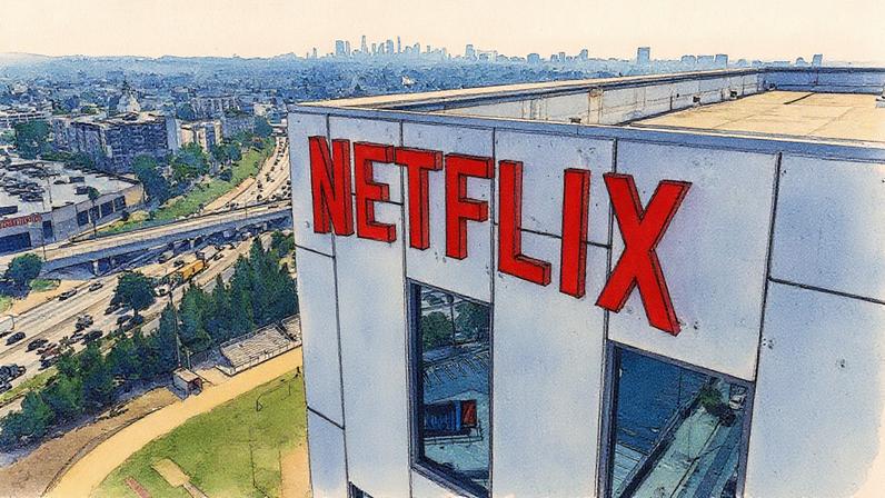 Netflix diz que disputa tributária no Brasil derrubou resultado global | Prédio da Netflix em Los Angeles: impacto de questão tributária afetou resultados da companhia (Foto: Kyle Grillot/Bloomberg) (Bloomberg/Kyle Grillot)