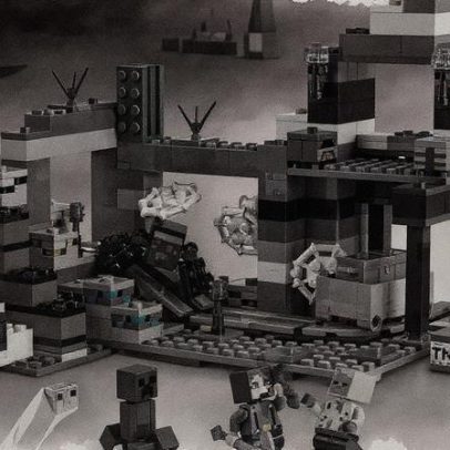 Conjunto LEGO Minecraft com desconto na Amazon conforme estoque esgota