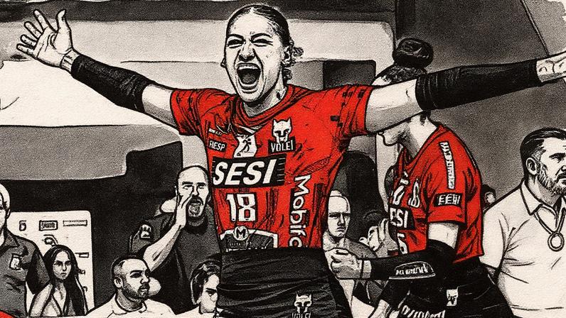 Mayany no Vôlei Bauru (Foto: Reprodução/Instagram)