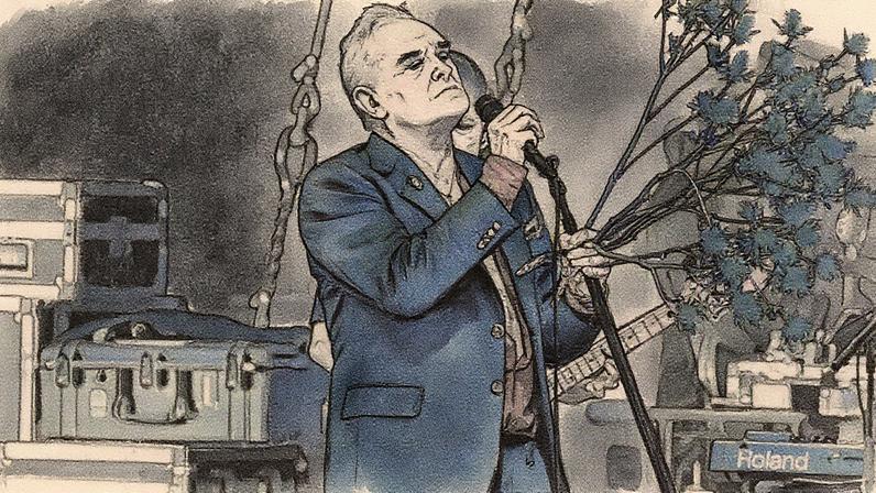 Morrissey performs on July 28th, 2025 in Rome, Italy.