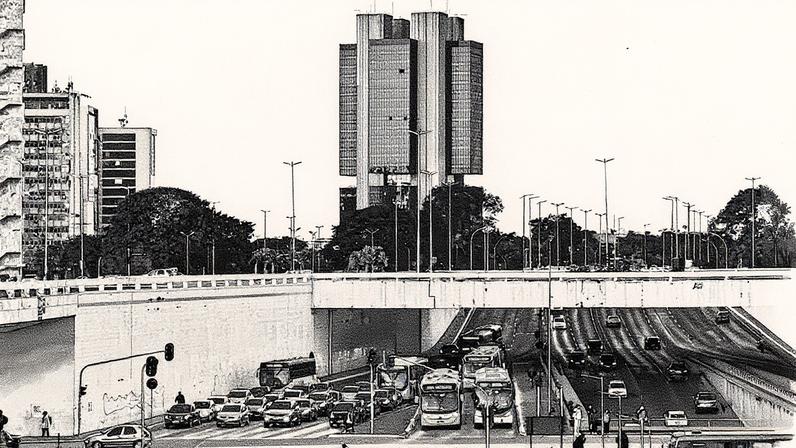 Prédio do Banco Central do Brasil em Brasília, ao fundo Vontobel Asset vâo juro ‘desalinhado’ no Brasil e aposta em queda Sinais do Banco Central de que o ciclo de aperto monetário se encerrou, uma retirada do excesso de prêmio de risco e um dólar mais fraco globalmente são uma tríplice bêção para o mercado local, segundo Thierry Larose