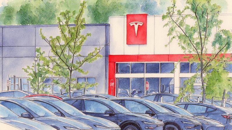 Corrida para aproveitar o crédito fiscal de US$ 7.500 para a compra de veículos elétricos proporcionou um impulso temporário ao principal negócio automotivo da Tesla. (Foto: Joe Lamberti/Bloomberg)