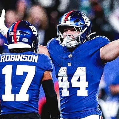 Calouro brilha e Giants surpreendem Eagles