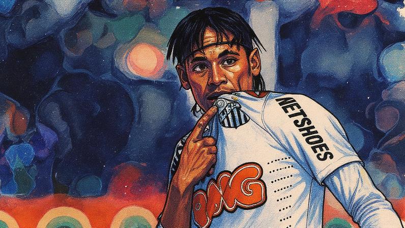 Neymar foi o maestro da virada santista por 3 a 2 sobre o Corinthians na Vila Belmiro, pelo Brasileirão de 2012 (Foto: Ivan Storti/Lancepress )