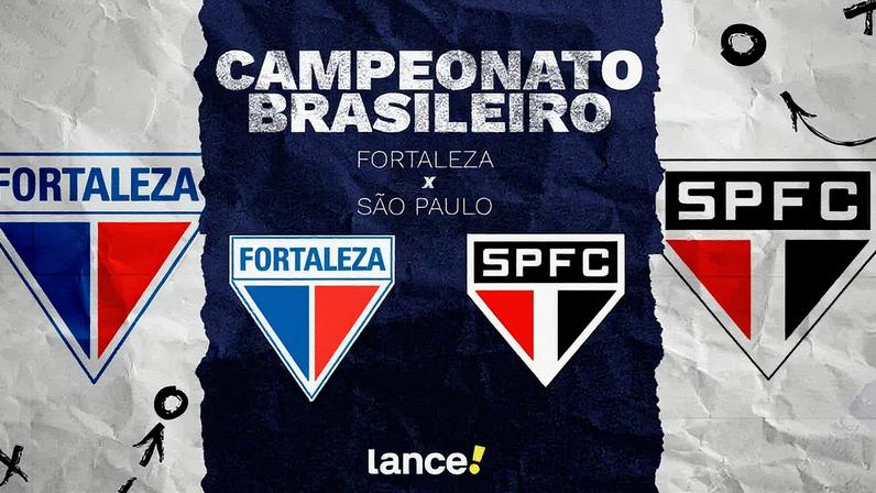 Fortaleza e São Paulo se enfrentam na Arena Castelão (Foto: Arte/Lance!)