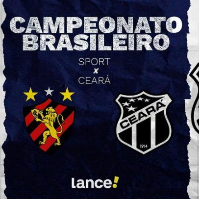 Sport enfrenta Ceará com transmissão ao vivo, horário e escalações