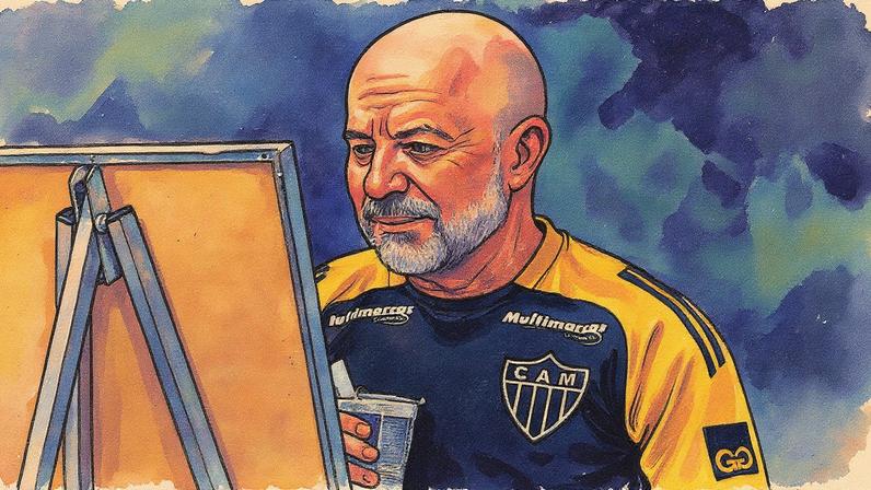 Opções de Sampaoli contra o Inter (Foto: Pedro Souza / Atlético)