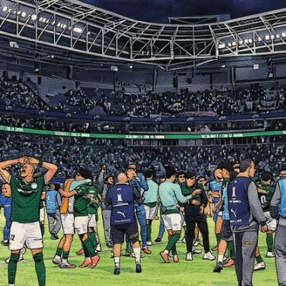 Torcedores do Flamengo reagem à classificação do Palmeiras contra a LDU