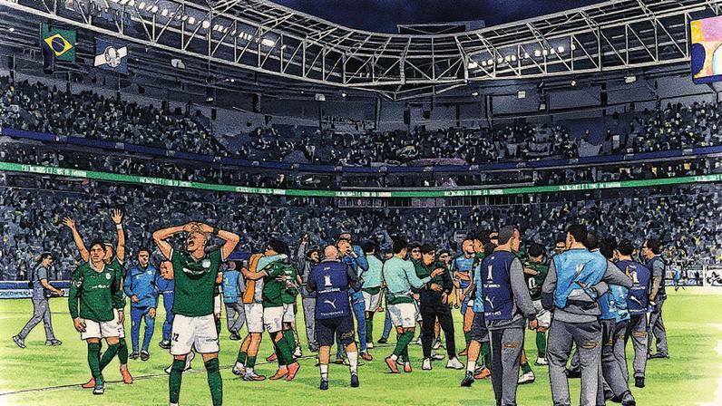 Palmeiras eliminou a LDU e está na final da Copa Libertadores (Foto: Nelson ALMEIDA / AFP)