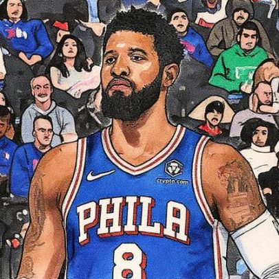Paul George está longe de voltar aos 76ers