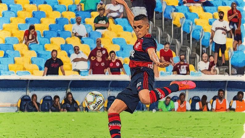 Pedro Rocha durante sua passagem pelo Flamengo (Foto: Alexandre Vital/Flamengo)