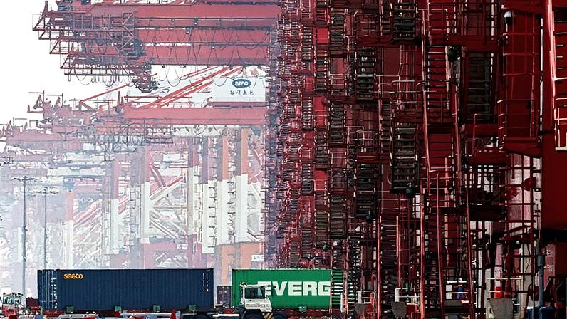 Porto de Yangshan, China