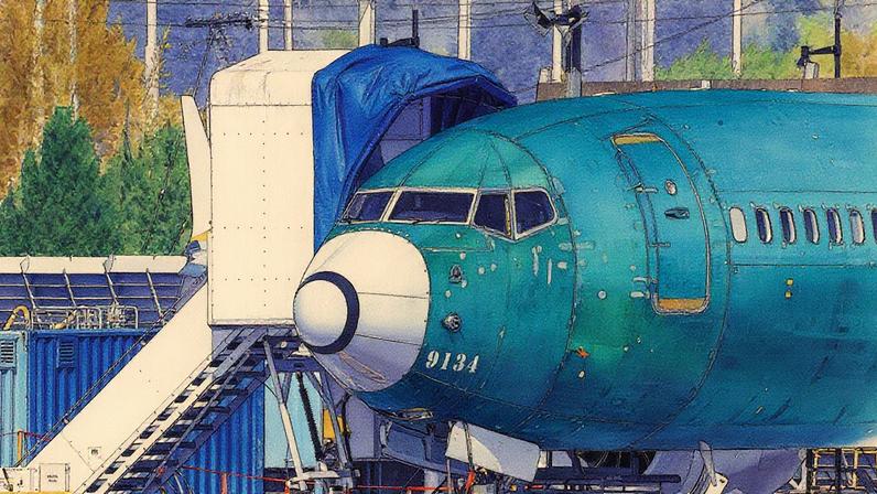 Boeing planeja elevar produção do 737 Max para 42 jatos por mês, dizem fontes | Os investidores consideram o aumento da taxa do produto mais importante da Boeing como o sinal mais claro de que a administração tem se movido para recuperar o controle sobre os processos da fábrica (Foto: David Ryder/Bloomberg) (Bloomberg/David Ryder)