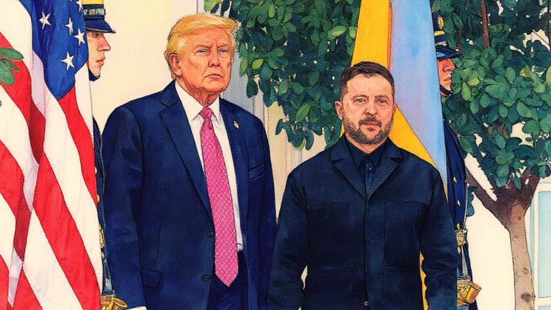 Líderes europeus pressionam Trump para que a Ucrânia não ceda território à Rússia