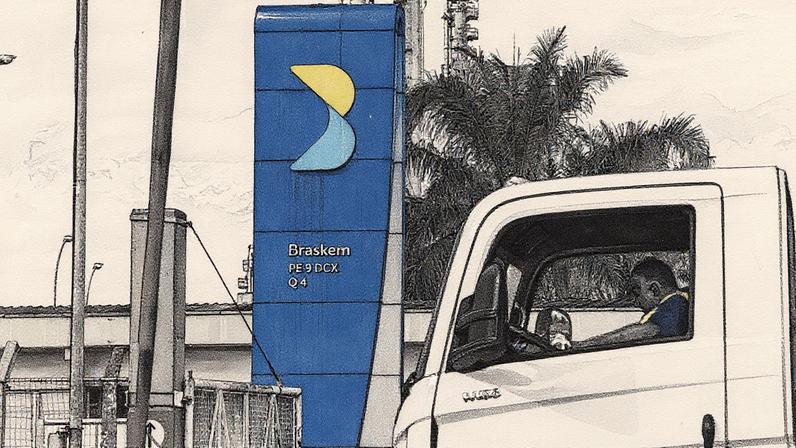 Bancos recorrem à FTI Consulting para negociar dívida da Braskem, dizem fontes | Em setembro, a Braskem surpreendeu seus credores ao anunciar a contratação de assessores para “otimizar” suas finanças (Foto: Lucas Landau/Bloomberg)