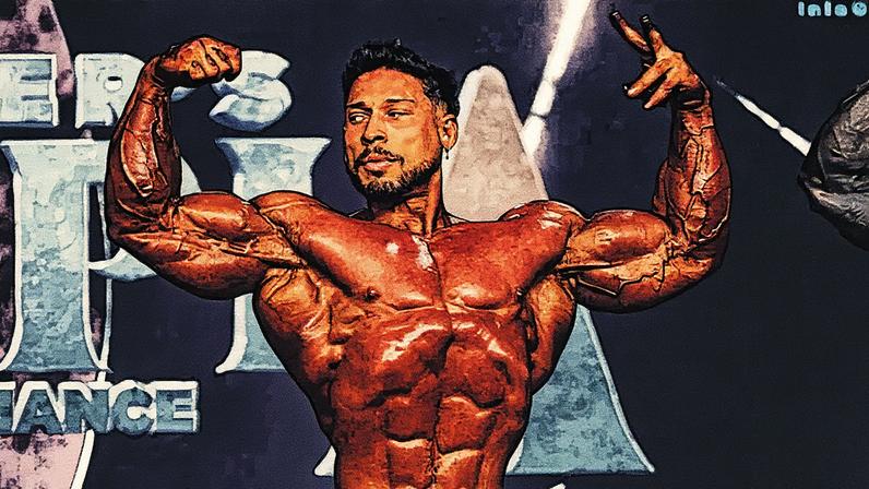 Ramon Dino ficou em quarto lugar no Mr. Olympia 2024 (Foto: Reprodução/Gilco Produções)
