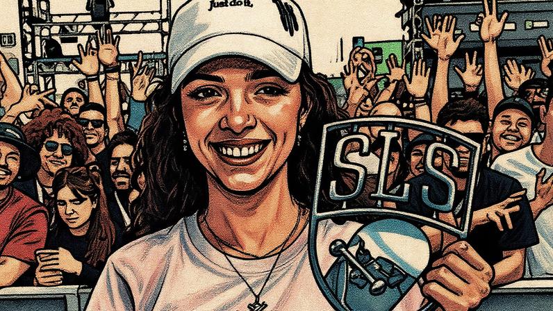 Rayssa Leal, campeã da etapa SLS em Brasília (Foto: Reprodução/ Redes Sociais)