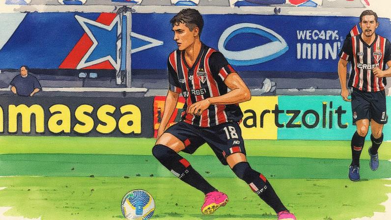 Rodriguinho é visto com potencial milionário pelo São Paulo (Foto: Rubens Chiri/São Paulo FC)