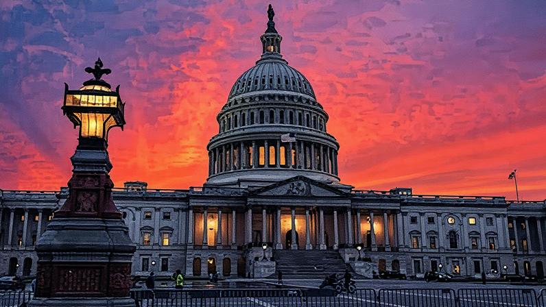 El Capitolio, este martes al atardecer. J. Scott Applewhite (AP)