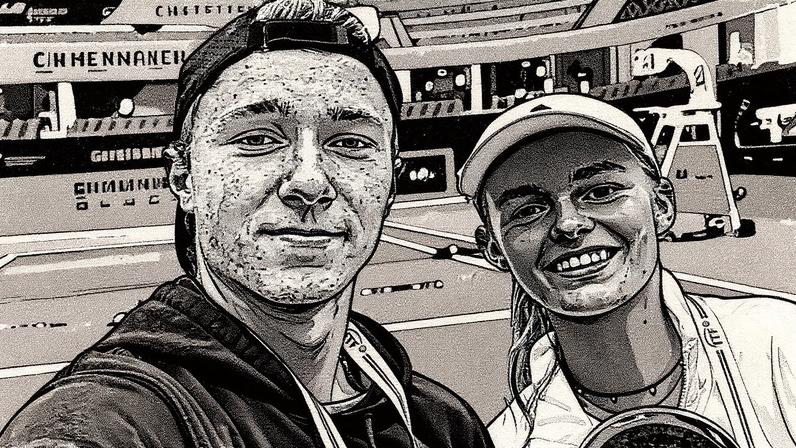 Max Schoenhaus e Jeline Vandromme (Foto: Reprodução/Instagram)