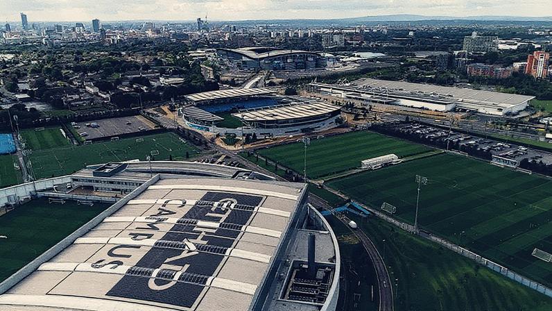 CT do Manchester City, na Inglaterra (Foto: reprodução)