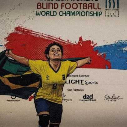 Brasil disputa semifinal da Copa do Mundo de futebol de cegos contra Argentina