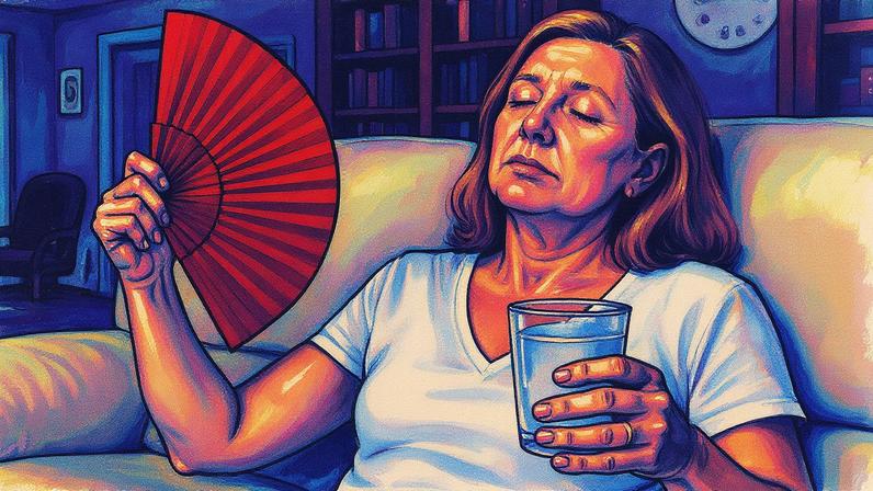 Sintomas da menopausa são muitos e vão além do conhecido fogacho - Foto: Freepik AI