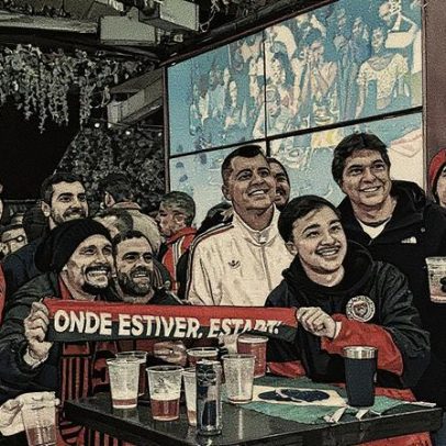 Torcedores do Flamengo lotam bar em Buenos Aires na véspera do duelo com o Racing