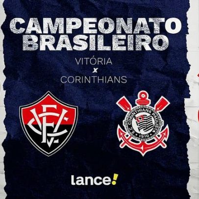 Vitória enfrenta Corinthians pelo Brasileirão; veja horário e escalações