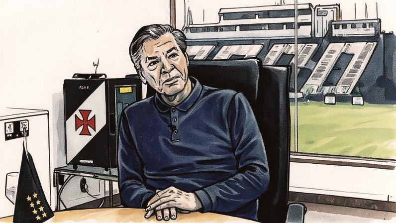 Jorge Salgado foi presidente do Vasco entre 2021 e 2024 (Foto Reprodução/Lance!)