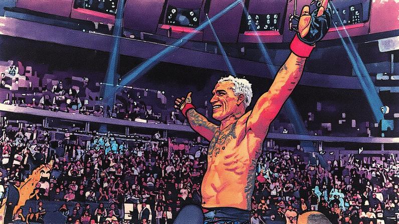 Charles do Bronx comemorando vitória no UFC (Foto: Reprodução/X/@ufc)