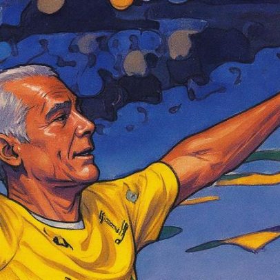 Romário faz três gols e dá aula no Brasil x Itália no Maracanã