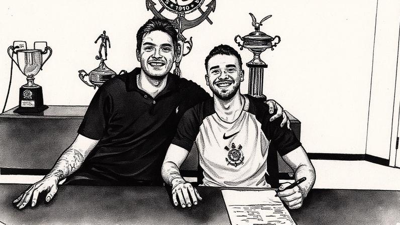 Corinthians renovou com Thomas Lisboa (Foto: Reprodução/Corinthians)