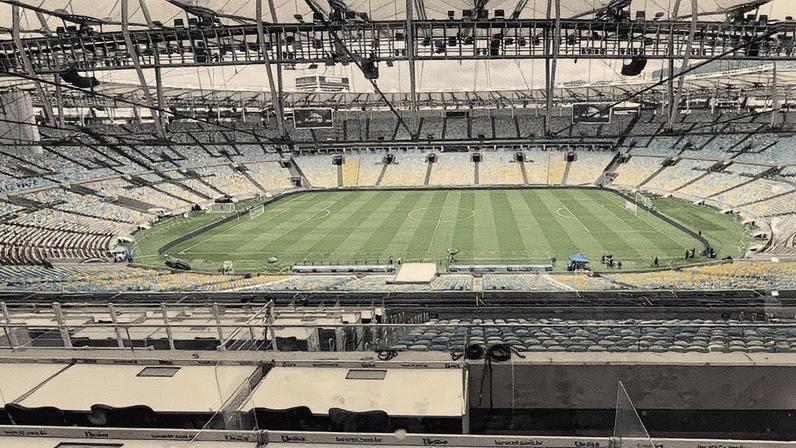 Maracanã antes de Flamengo x Palmeiras (Foto: Divulgação)