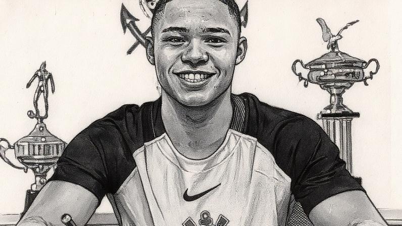 Cebola assinou primeiro contrato com o Corinthians (Foto: Reprodução/Instagram)