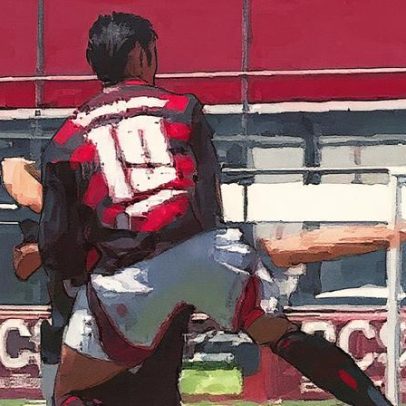 Joia do Flamengo marca gol inédito que Pelé não fez no sub-20