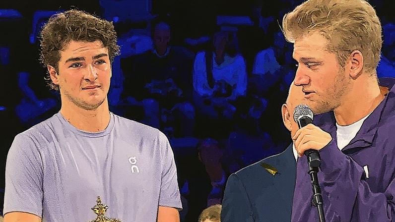 Com autoridade, João Fonseca vence Fokina e é campeão do ATP da Basileia. (Foto: Reprodução)